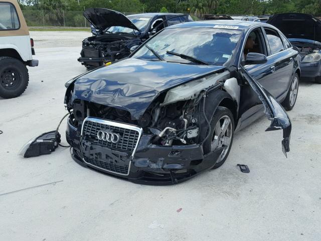 WAUAH74FX8N175775 - 2008 AUDI A6 3.2 BLACK photo 2