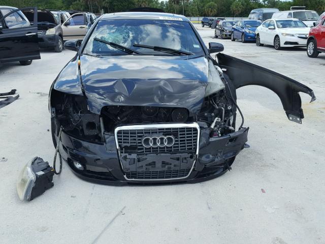 WAUAH74FX8N175775 - 2008 AUDI A6 3.2 BLACK photo 9