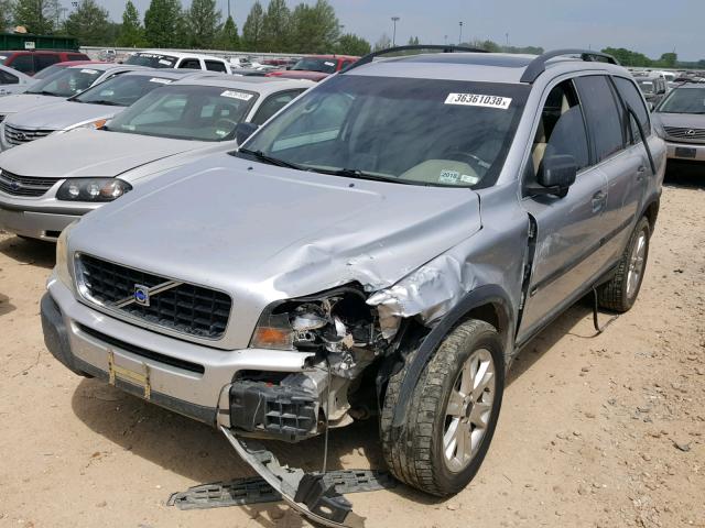 YV1CM91H441082044 - 2004 VOLVO XC90 T6 SILVER photo 2