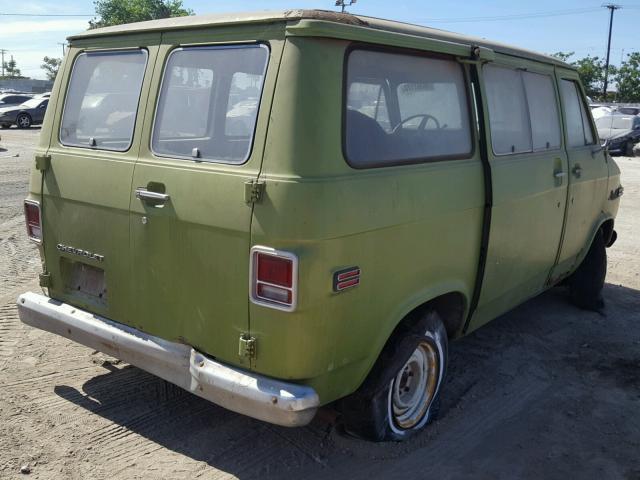 CGE262U131399 - 1972 CHEVROLET BEAUVILLE GREEN photo 4