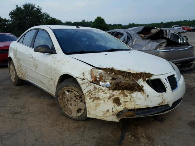 1G2ZF57B084158017 - 2008 PONTIAC G6 VALUE L WHITE photo 1