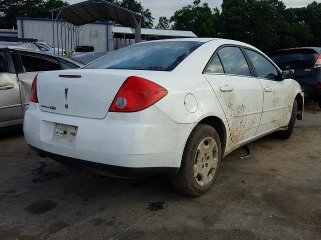 1G2ZF57B084158017 - 2008 PONTIAC G6 VALUE L WHITE photo 4