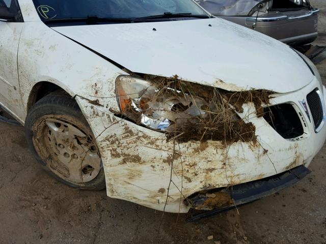 1G2ZF57B084158017 - 2008 PONTIAC G6 VALUE L WHITE photo 9