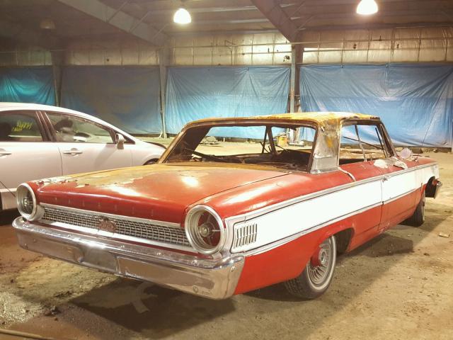 3D67X115131 - 1963 FORD GALAXIE RED photo 4