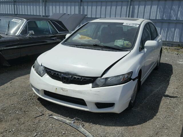 2HGFA1F07AH018921 - 2010 HONDA CIVIC EXL 白色 照片 2
