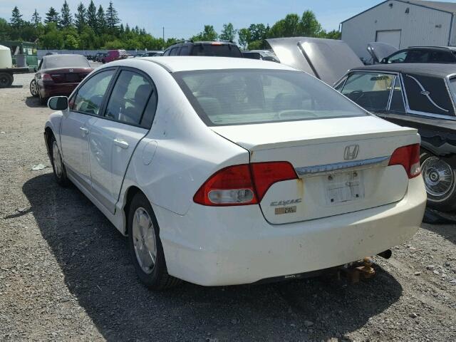 2HGFA1F07AH018921 - 2010 HONDA CIVIC EXL 白色 照片 3