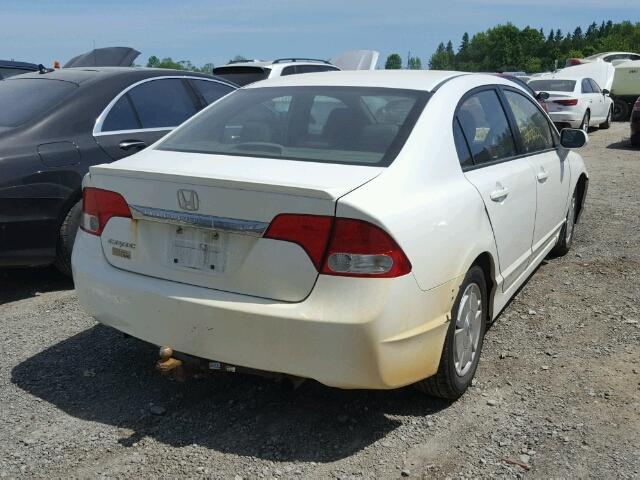 2HGFA1F07AH018921 - 2010 HONDA CIVIC EXL 白色 照片 4