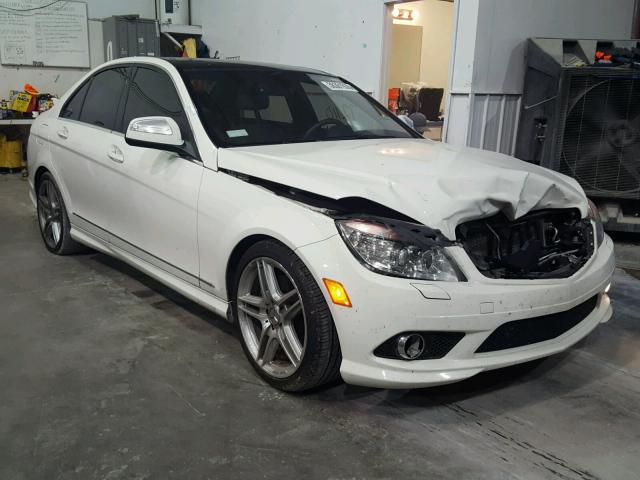 WDDGF56X19R048300 - 2009 MERCEDES-BENZ C 350 WHITE photo 1