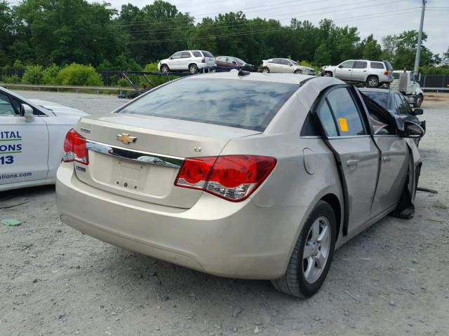 1G1PF5SC1C7119729 - 2012 CHEVROLET CRUZE LT GOLD photo 4