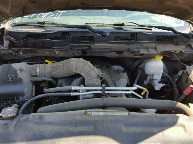 1C6RD7NT0CS174688 - 2012 DODGE RAM 1500 GRAY photo 7