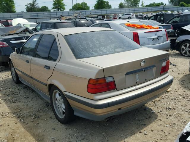 WBACB4329RFL16516 - 1994 BMW 325 I AUTO GOLD photo 3