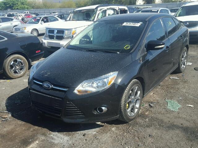 1FADP3F22DL209547 - 2013 FORD FOCUS SE BLACK photo 2