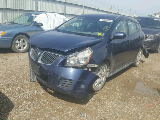 5Y2SP67059Z427955 - 2009 PONTIAC VIBE BLUE photo 2