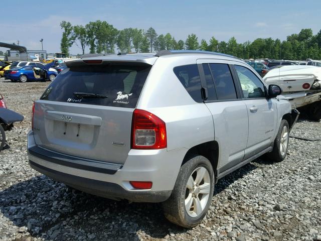 1J4NF1FB4BD279428 - 2011 JEEP COMPASS SP SILVER photo 4