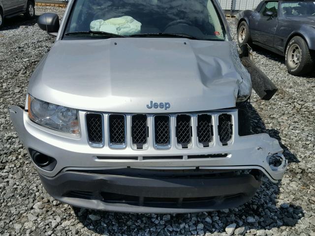 1J4NF1FB4BD279428 - 2011 JEEP COMPASS SP SILVER photo 7