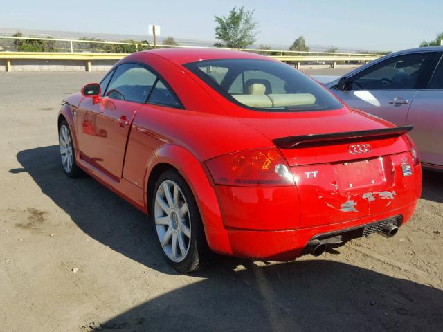 TRUWF28N041019786 - 2004 AUDI TT 3.2 QUA RED photo 3