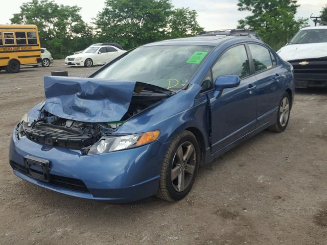 1HGFA16918L004217 - 2008 HONDA CIVIC EXL 蓝色 照片 2