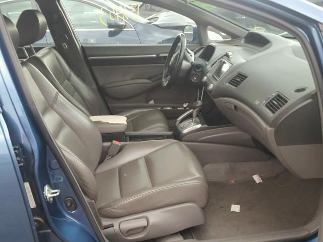 1HGFA16918L004217 - 2008 HONDA CIVIC EXL 蓝色 照片 5