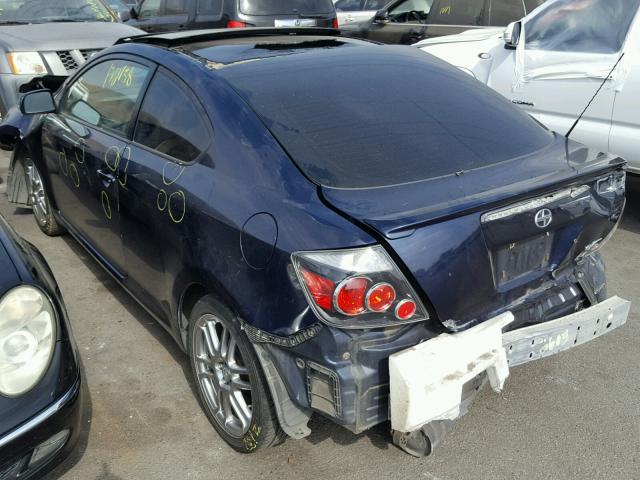 JTKDE167280224534 - 2008 TOYOTA SCION TC 蓝色 照片 3