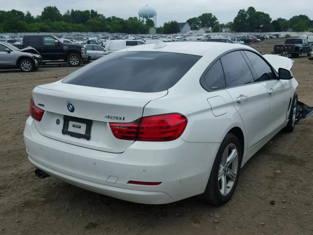 WBA4A7C56FD414901 - 2015 BMW 428 XI WHITE photo 4