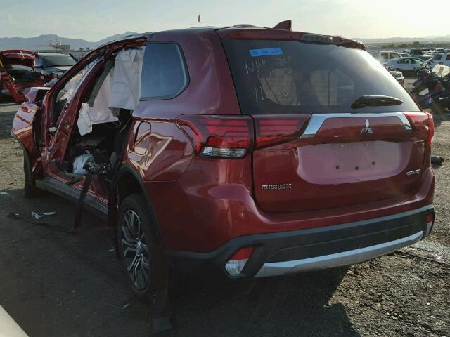 JA4AZ2A3XHZ032633 - 2017 MITSUBISHI OUTLANDER RED photo 3