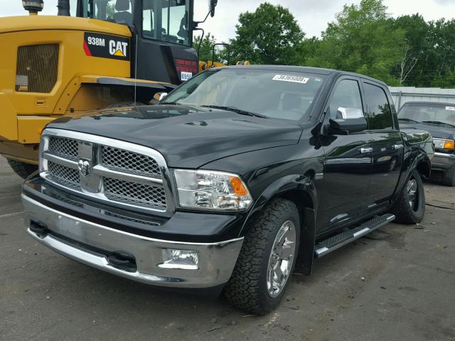 1C6RD7NT5CS218264 - 2012 DODGE RAM 1500 L BLACK photo 2