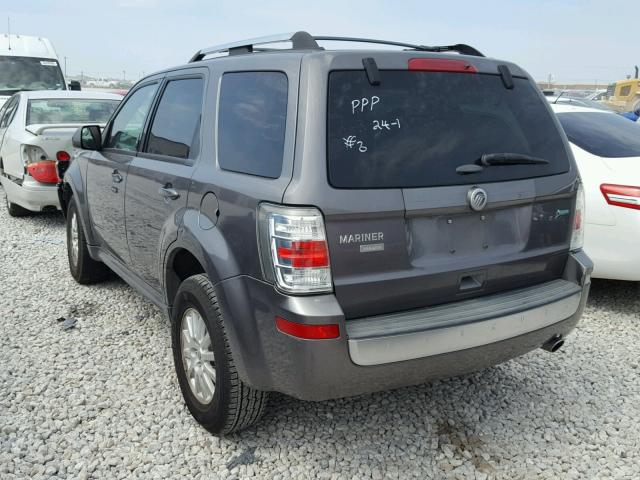 4M2CN8HG6BKJ08087 - 2011 MERCURY MARINER PR GRAY photo 3