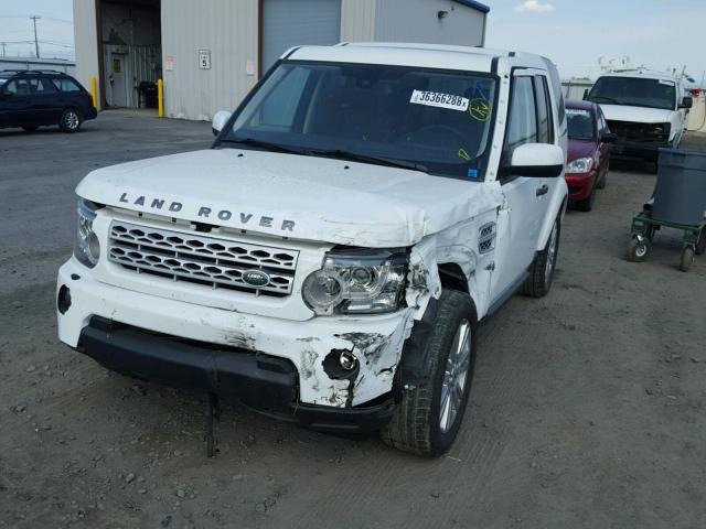 SALAG2D4XCA627353 - 2012 LAND ROVER LR4 HSE WHITE photo 2