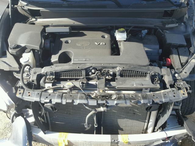 5N1AL0MM4DC328322 - 2013 INFINITI JX35 BASE SILVER photo 7