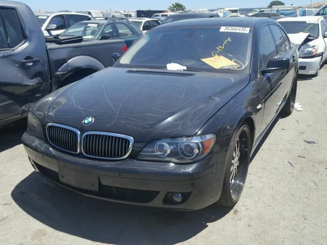 WBAHL83506DT05786 - 2006 BMW 750 I Սև լուսանկար 2