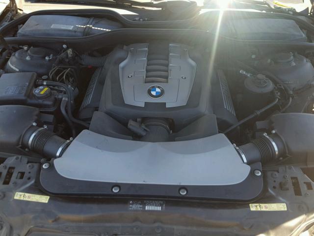 WBAHL83506DT05786 - 2006 BMW 750 I Սև լուսանկար 7