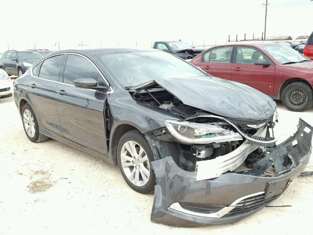 1C3CCCABXFN537173 - 2015 CHRYSLER 200 LIMITE BLACK photo 1