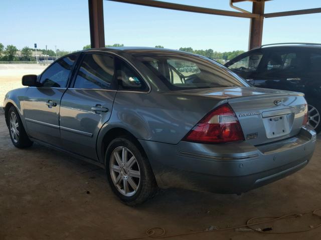 1FAHP25146G136567 - 2006 FORD FIVE HUNDR TEAL photo 3