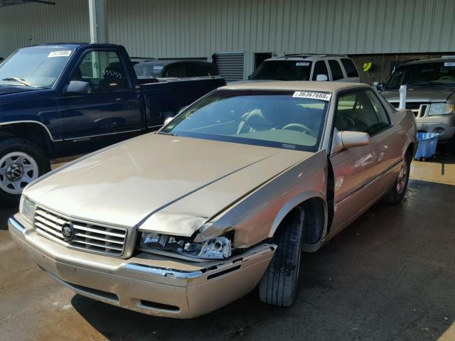 1G6ET1294SU620511 - 1995 CADILLAC ELDORADO T GOLD photo 2