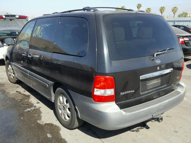 KNDUP131046587553 - 2004 KIA SEDONA EX TWO TONE photo 3