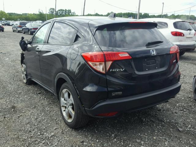 3CZRU6H59GM709414 - 2016 HONDA HR-V EX BLACK photo 3