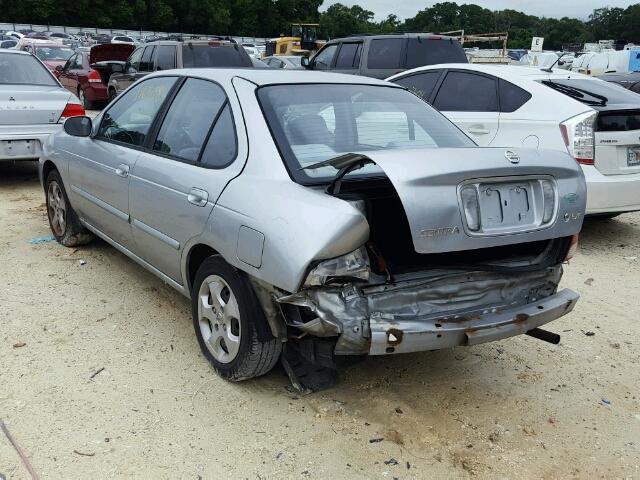 3N1CB51D83L804806 - 2003 NISSAN SENTRA XE/ SILVER photo 3