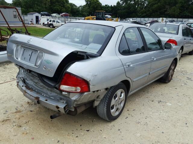 3N1CB51D83L804806 - 2003 NISSAN SENTRA XE/ SILVER photo 4