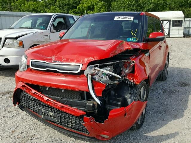 KNDJX3A59E7733058 - 2014 KIA SOUL ! RED photo 2