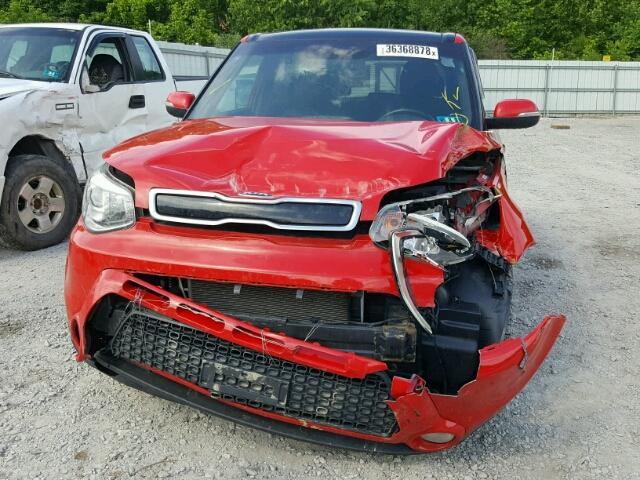 KNDJX3A59E7733058 - 2014 KIA SOUL ! RED photo 9