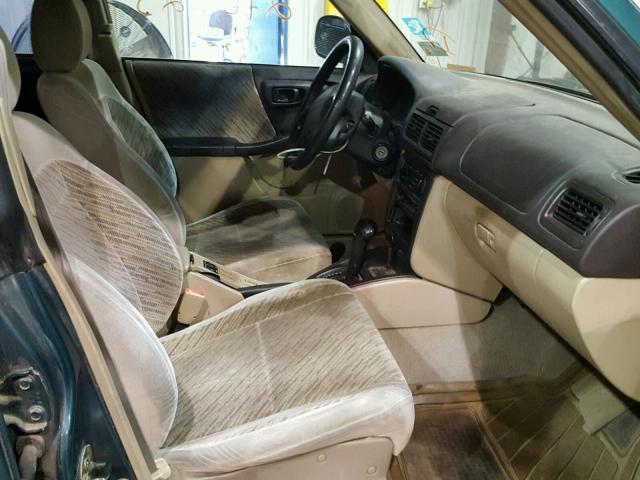 JF1SF6559WH752228 - 1998 SUBARU FORESTER S GREEN photo 5