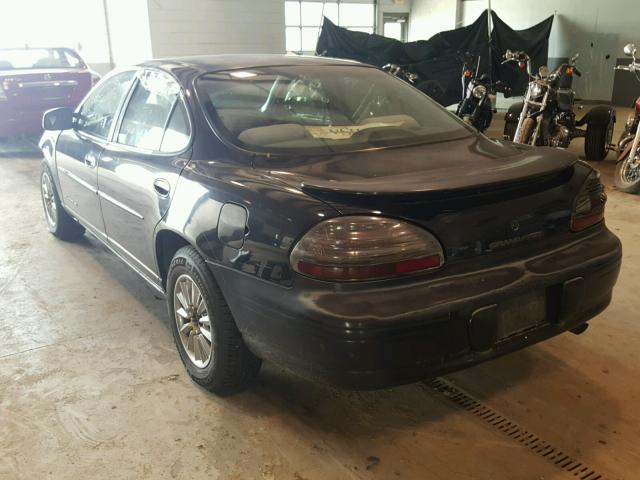 1G2WK52J52F163710 - 2002 PONTIAC GRAND PRIX BLACK photo 3