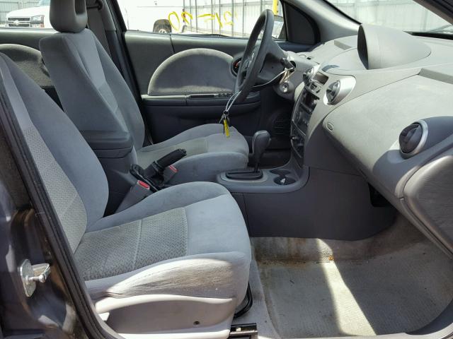 1G8AL55F16Z170467 - 2006 SATURN ION LEVEL CHARCOAL photo 5