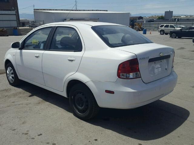 KL1TD56676B546759 - 2006 CHEVROLET AVEO BASE Ağ foto 3