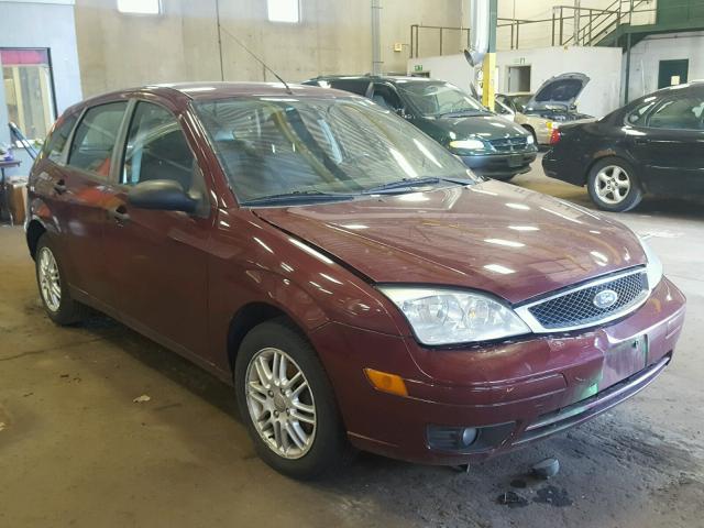 1FAFP37N97W191973 - 2007 FORD FOCUS ZX5 RED photo 1