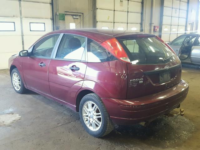 1FAFP37N97W191973 - 2007 FORD FOCUS ZX5 RED photo 3