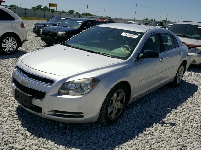 1G1ZG57B19F106001 - 2009 CHEVROLET MALIBU LS Gümüş foto 2