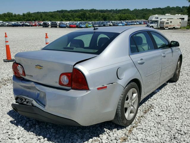 1G1ZG57B19F106001 - 2009 CHEVROLET MALIBU LS Gümüş foto 4
