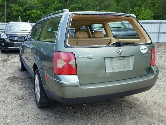 WVWYH63B14E118885 - 2004 VOLKSWAGEN PASSAT GLX 绿色 照片 3