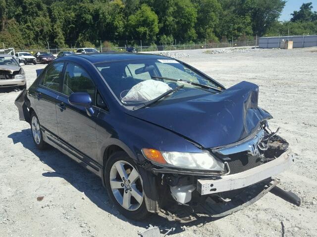 1HGFA16857L064538 - 2007 HONDA CIVIC EX BLUE photo 1